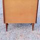 Vintage mahogany chest of drawers from the 60s conical feet 4 drawers
