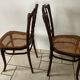 Pair of Canned Thonet chairs