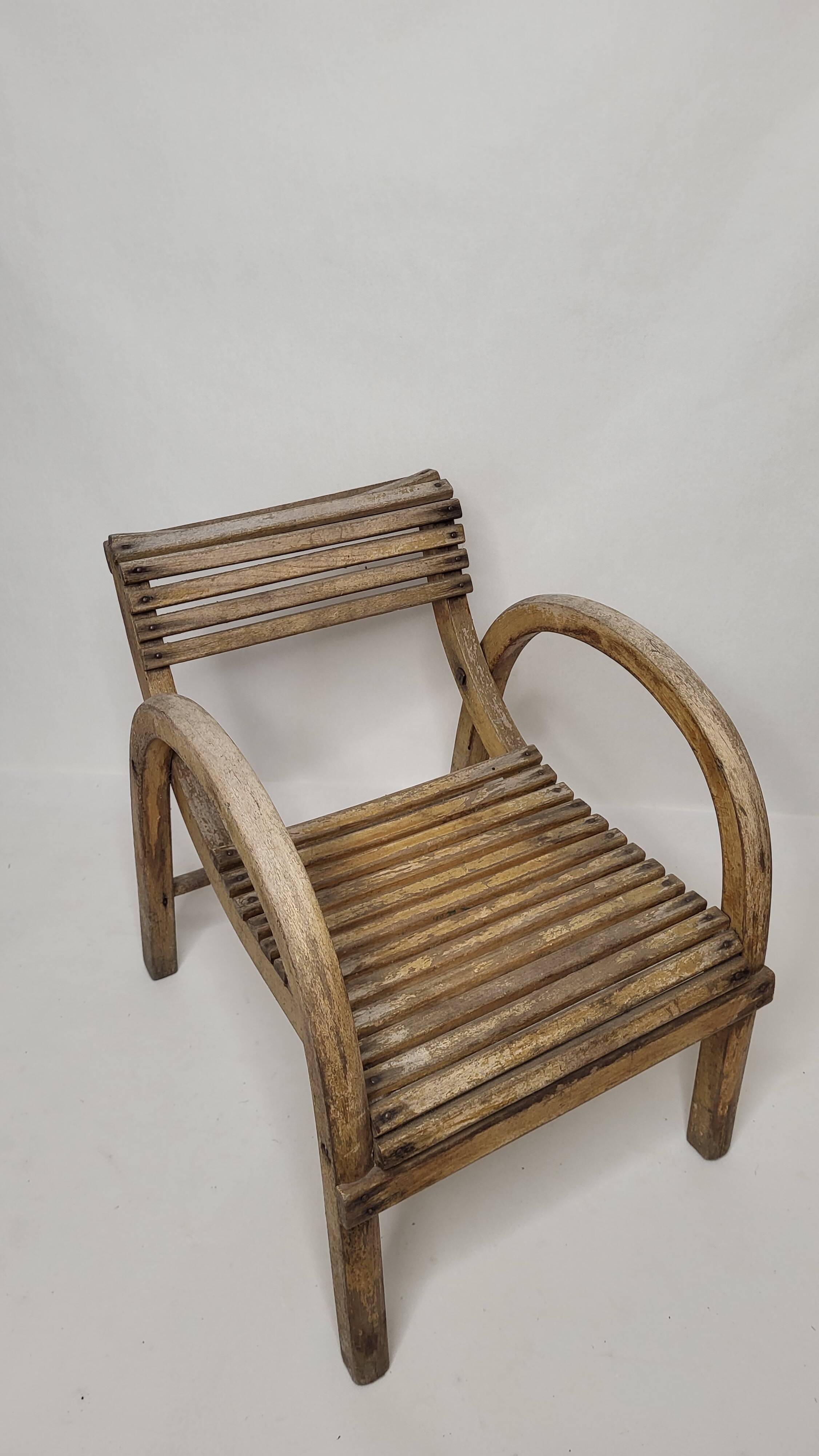 Fauteuil enfant Baumann 1930's