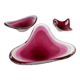 Flygsfors Coquille sculptural glass bowl object Paul Kedelv