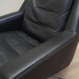 Fauteuil pivotant, design danois, années 1970, designer : Werner Langenfeld, fabrication : Esa