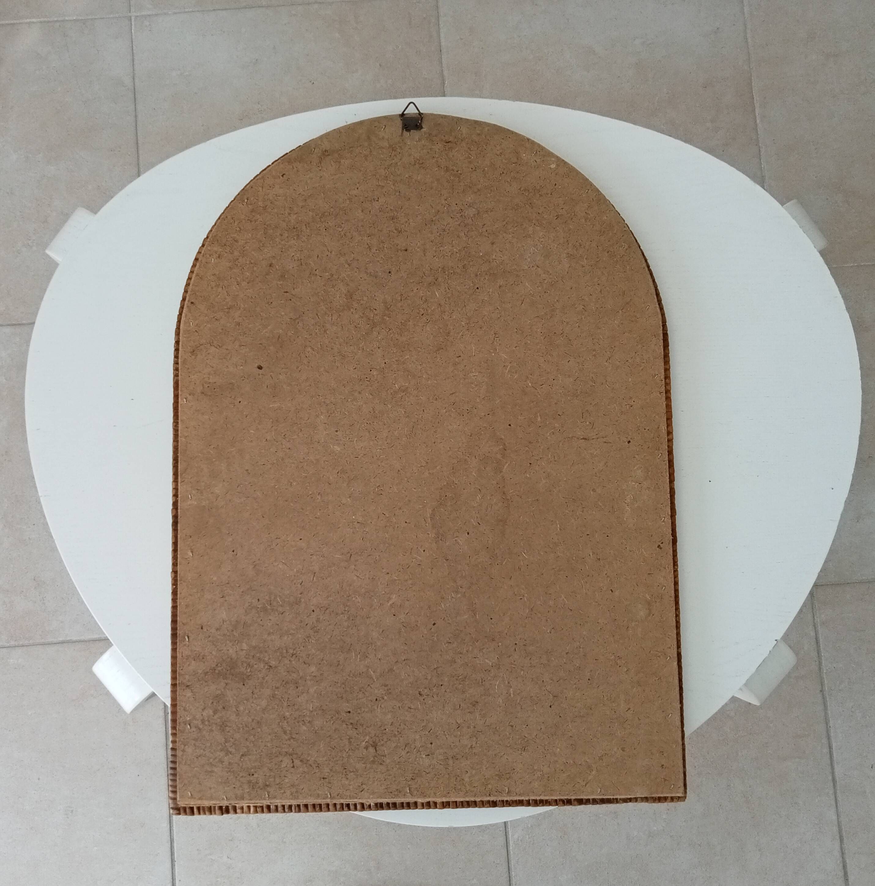 Vintage woven rattan mirror 60*43cm 60s/70s