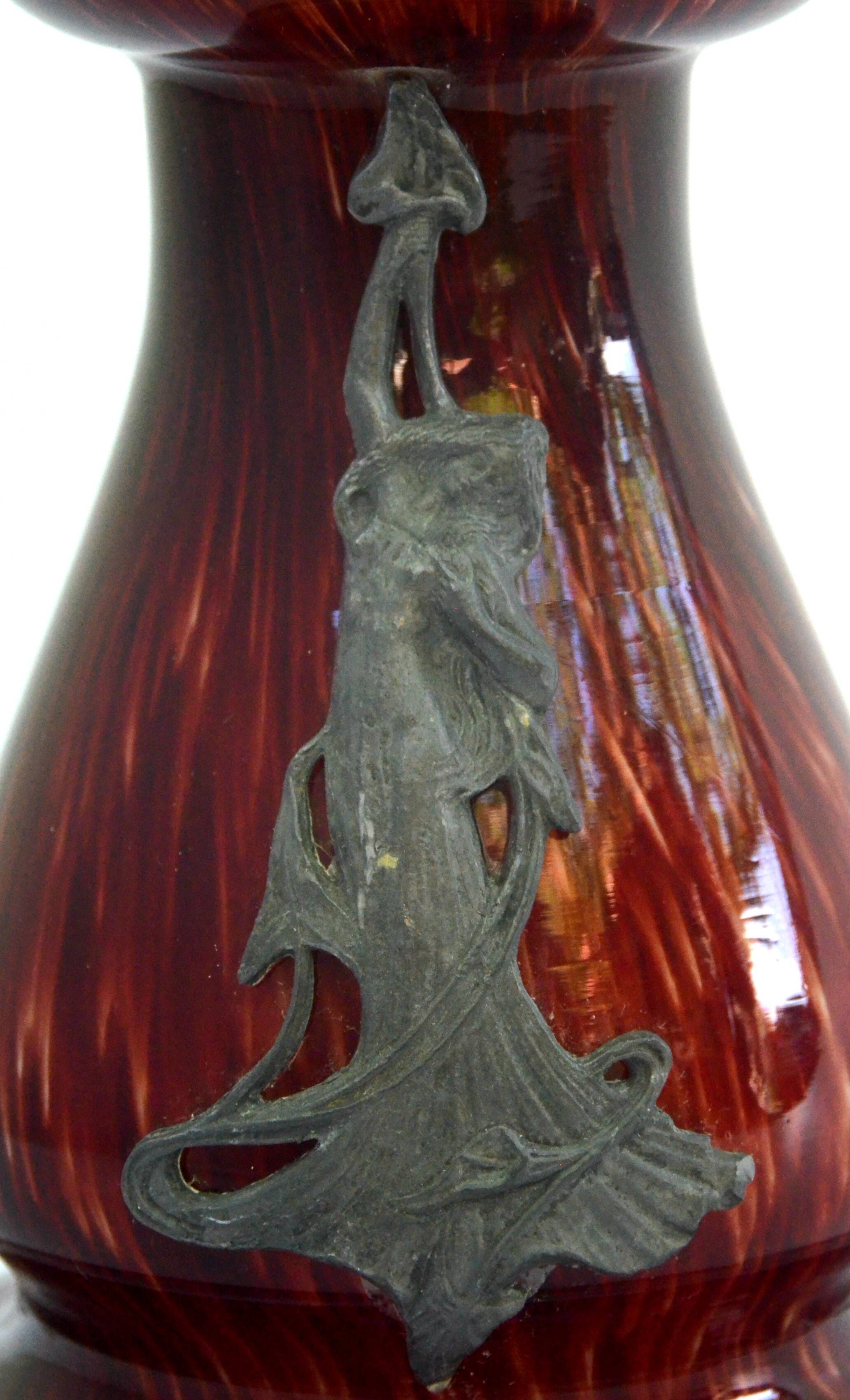 Art Nouveau lamp WMF Geislingen