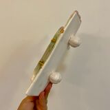 Dish and strainer with vintage slurry