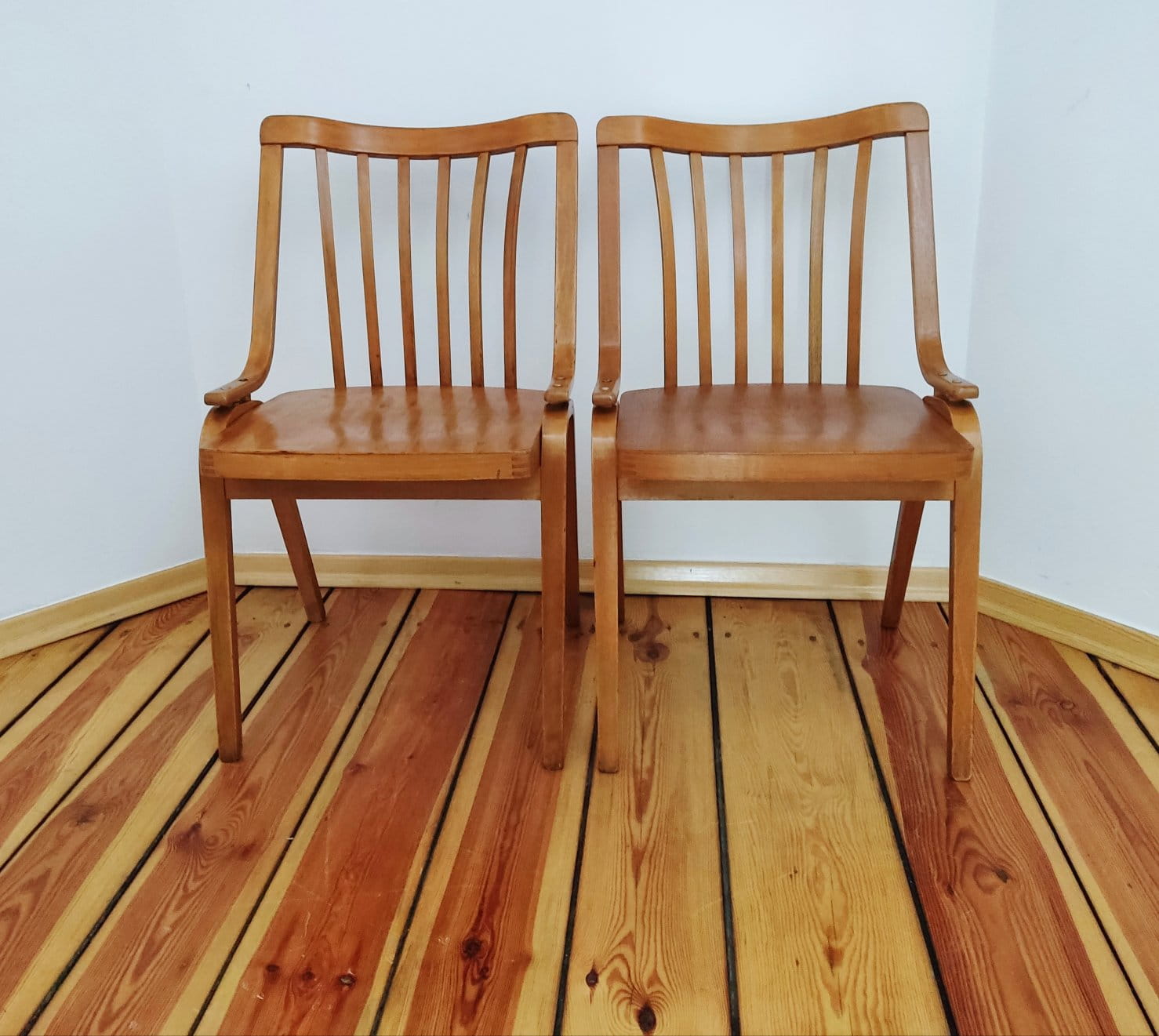 Pair of Chairs by L. Volák for TON, Czechoslovakia, 1960s