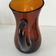 Vintage smoked glass pitcher