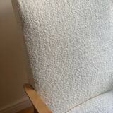 Vintage 70s boucle armchair