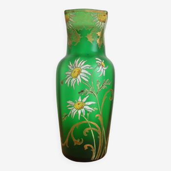 Vase art nouveau Legras décor marguerite