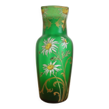 Legras art nouveau vase daisy decor