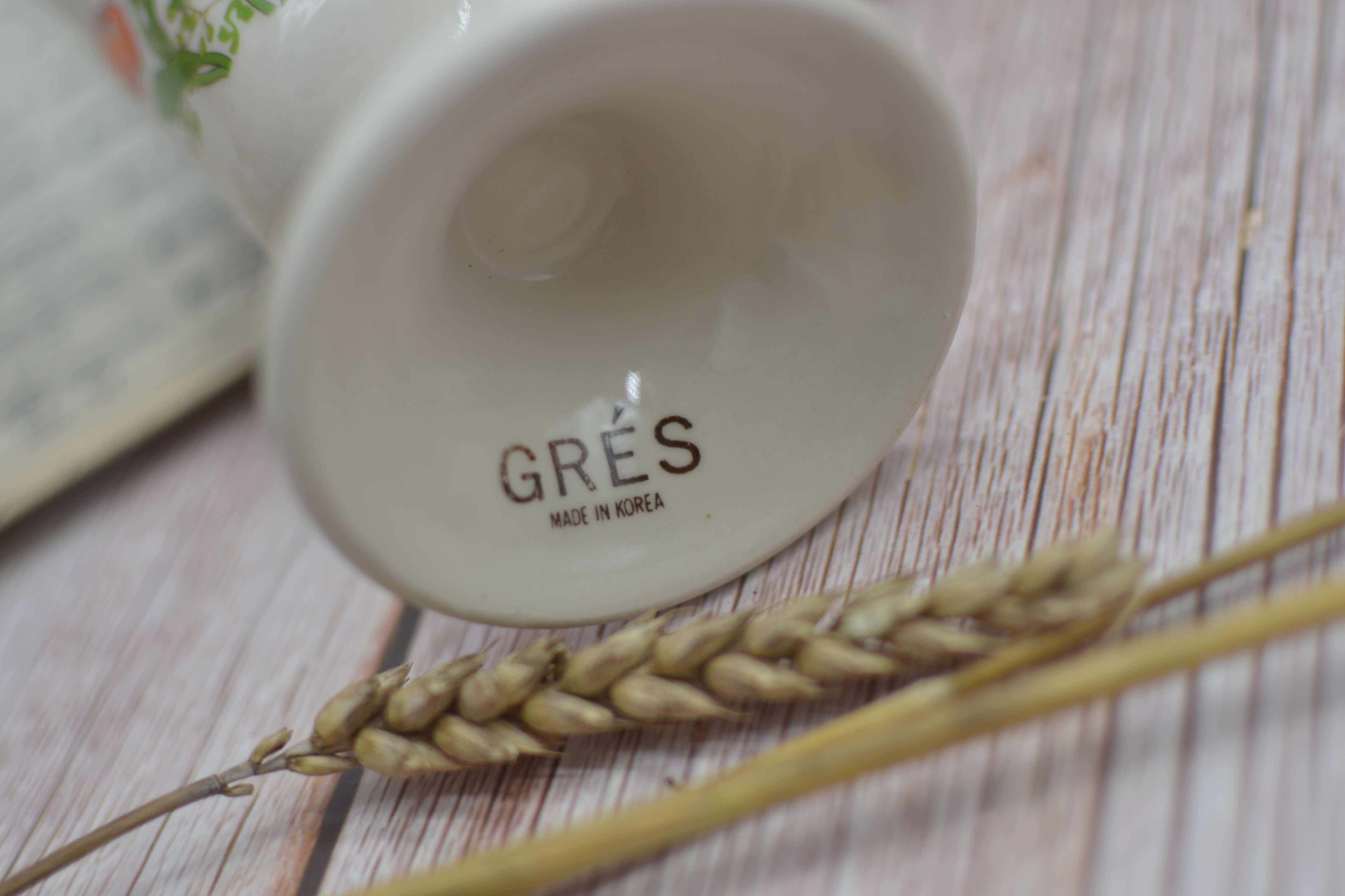 Ensemble de 6 mazagrans en grès pour tisane & 1 pot à tisane