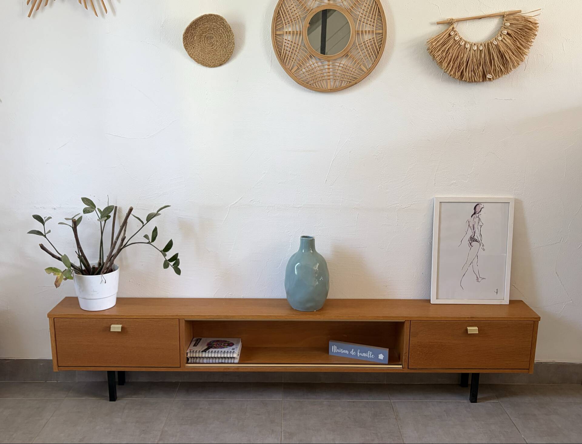Enfilade basse vintage ( peu profonde )