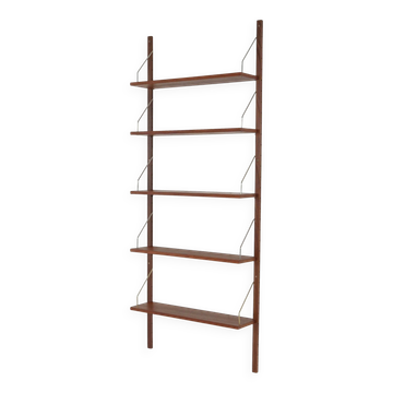 Modular shelving teak veneer, Denmark, 1970s