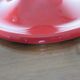 Applique Targetti en aluminium rouge années 60 70