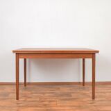 Mid-Century Danish Teak Extendable Dining Table, 1960s.