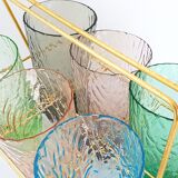 Tray & glass 1950 vintage