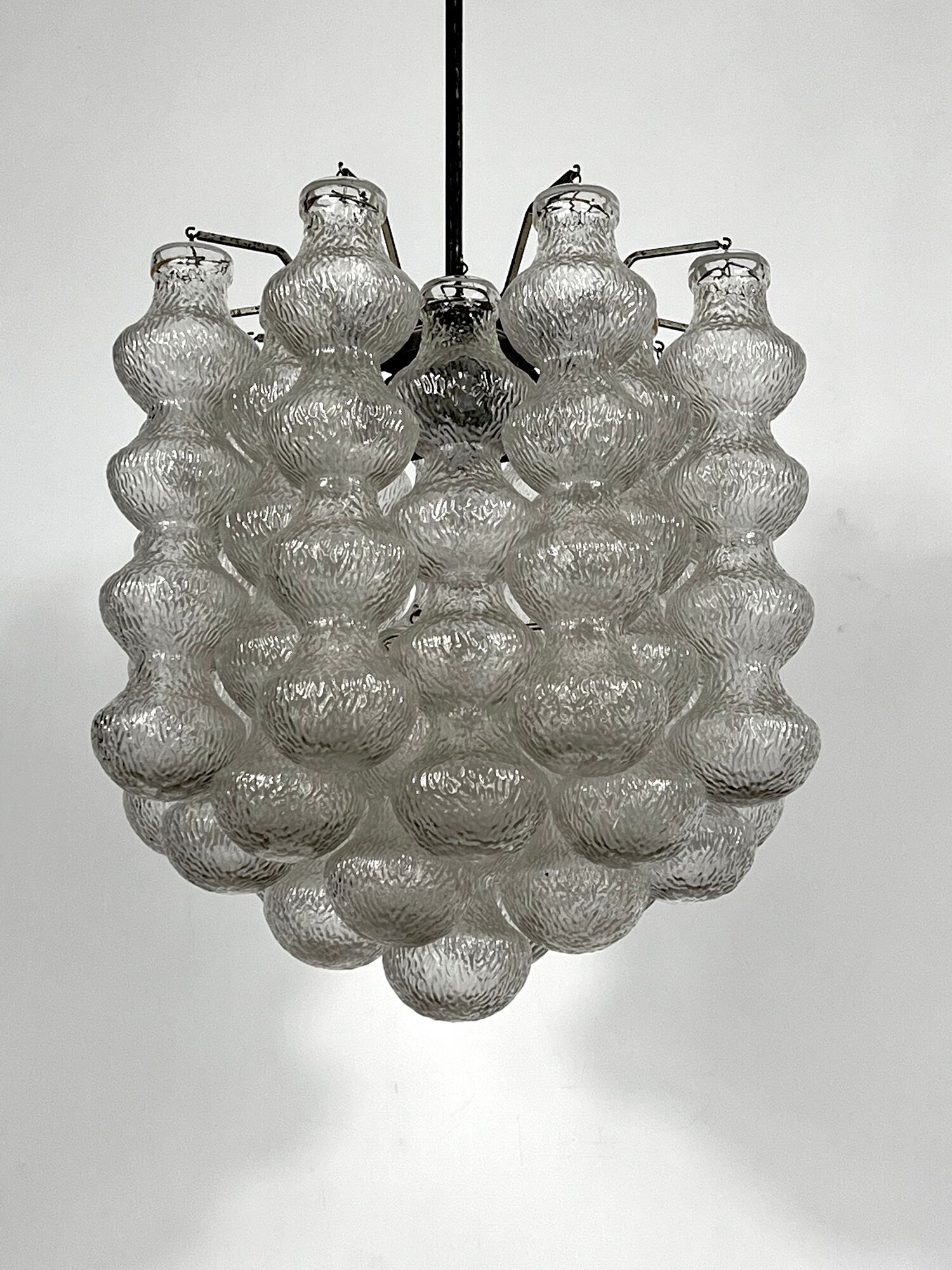 Mid-Century Murano Bubble Glass chandelier from 60s