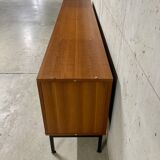 Buffet enfilade XXL teck Paolozzi Monopoly vintage années 60