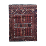 Tapis vintage Afghan motif Hatchlou fait main 168X205 cm