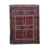 Carpet vintage Afghan pattern Hatchlou done hand 168 X 205 cm