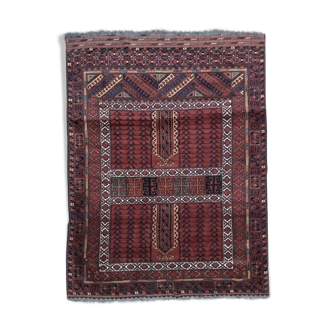 Carpet vintage Afghan pattern Hatchlou done hand 168 X 205 cm