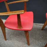 Paire de fauteuils scandinaves