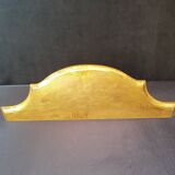 Golden wooden shelf