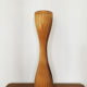 Swedish mid-century modern wooden floor lamp by Hans Agne Jakobsson