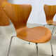 Ensemble de 4 chaises vintage 'Butterfly' 'vlinder' Fritz Hansen Arne Jacobsen