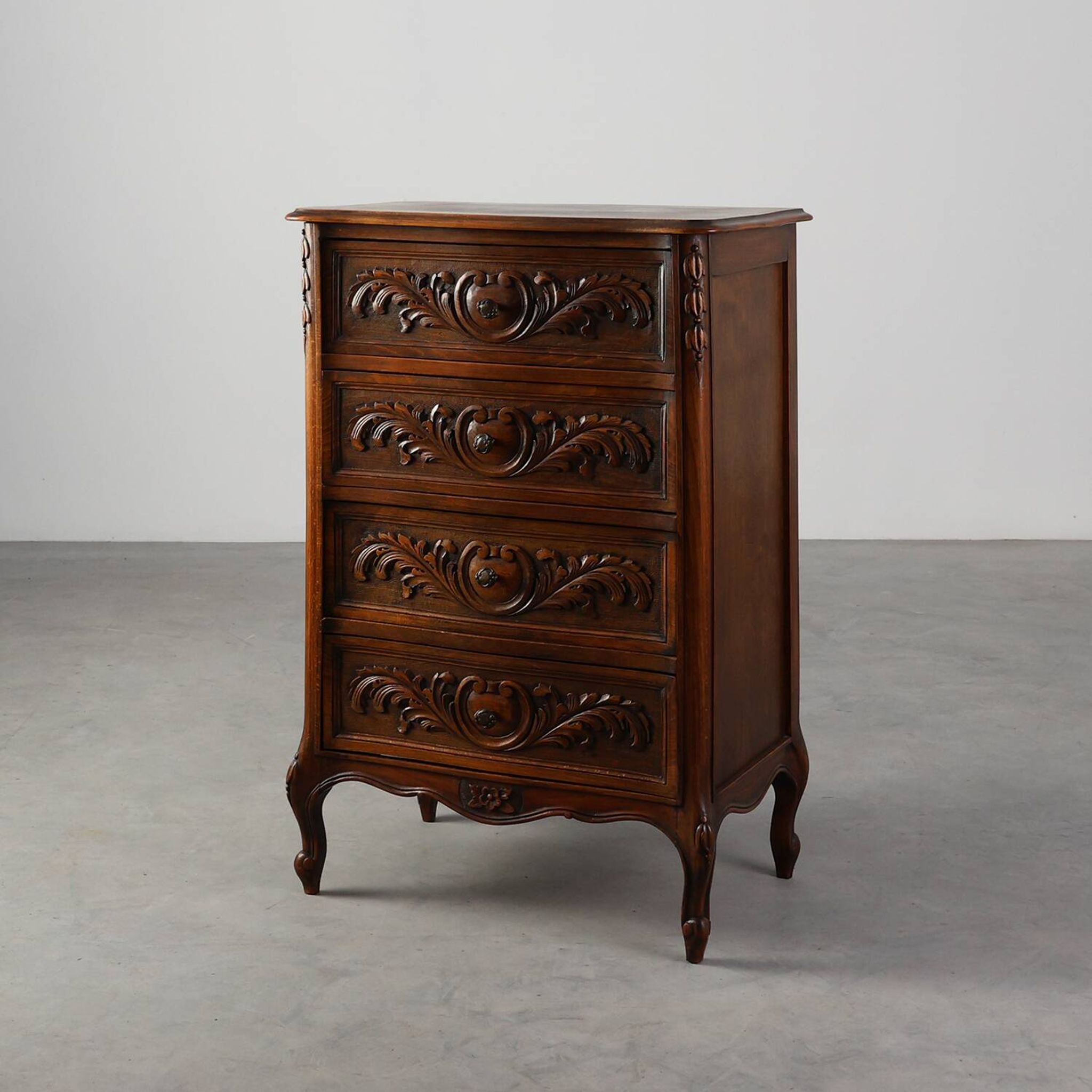 Louis XV Style Oak Chest of Drawers, France