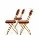 Lot de 3 chaises Lafuma pliantes vintage