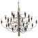 Brass chandelier by Gino Sarfatti for Arteluce, 1950s