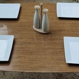 Table vintage pieds compas
