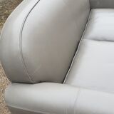 Leather club sofa