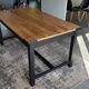 Industrial dining table (mango wood) for 6 people
