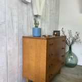 Vintage chest of drawers with conical legs