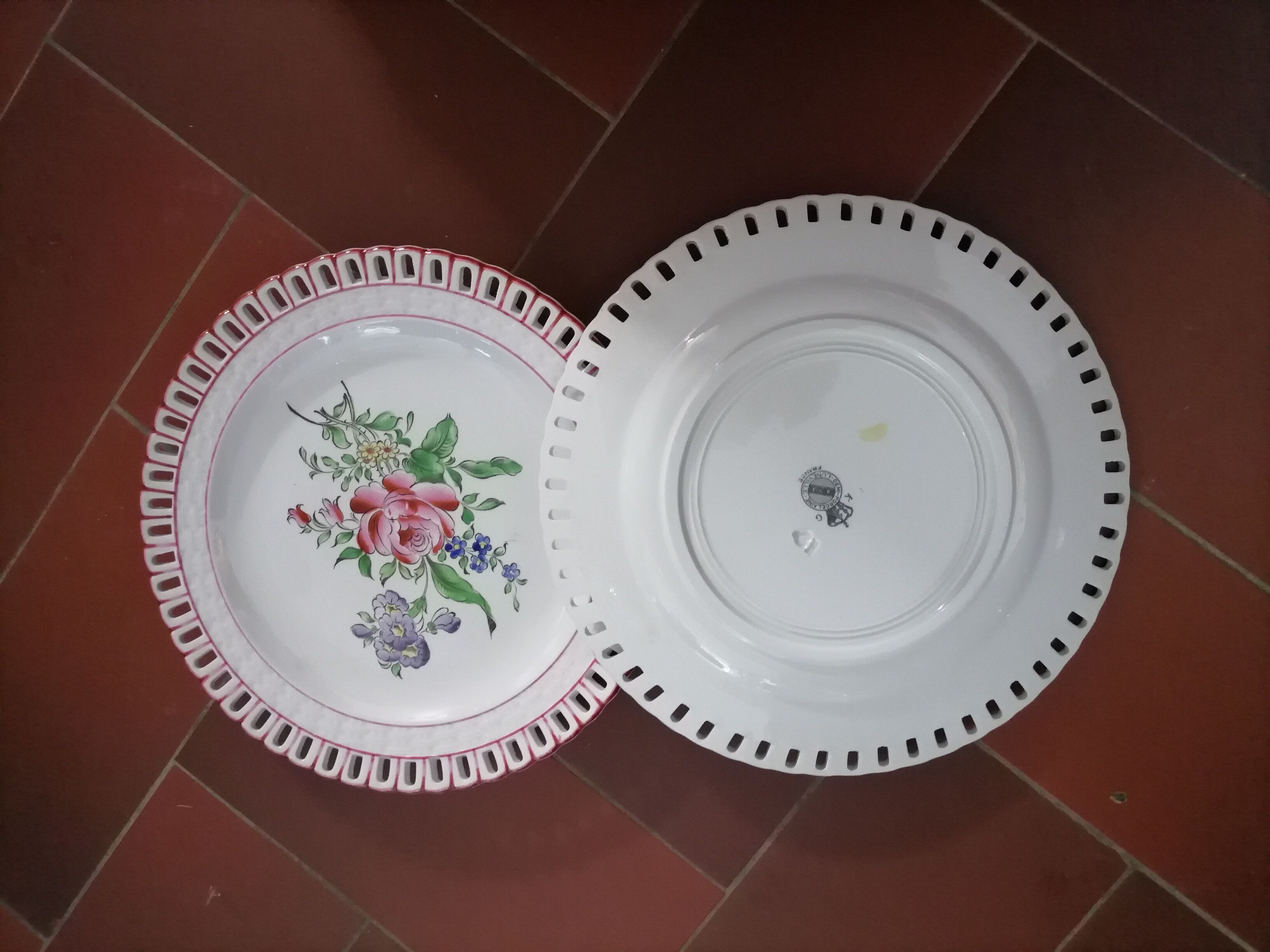 Old Lunéville plate