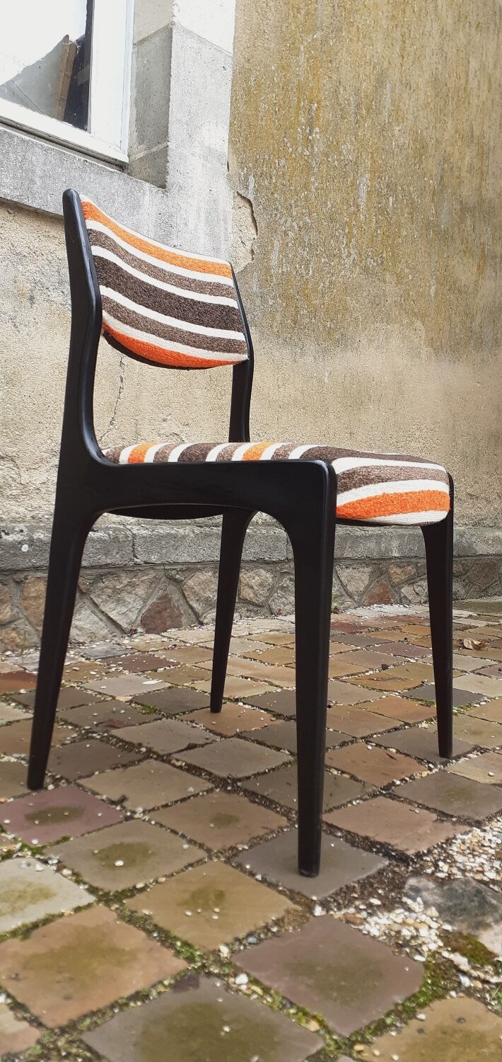 6 vintage Scandinavian chairs year 70