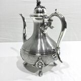 Silver metal teapot