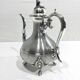 Silver metal teapot