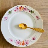 Assiettes de dessert en porcelaine vintage