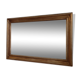 Mirror patinated carved wood frame
