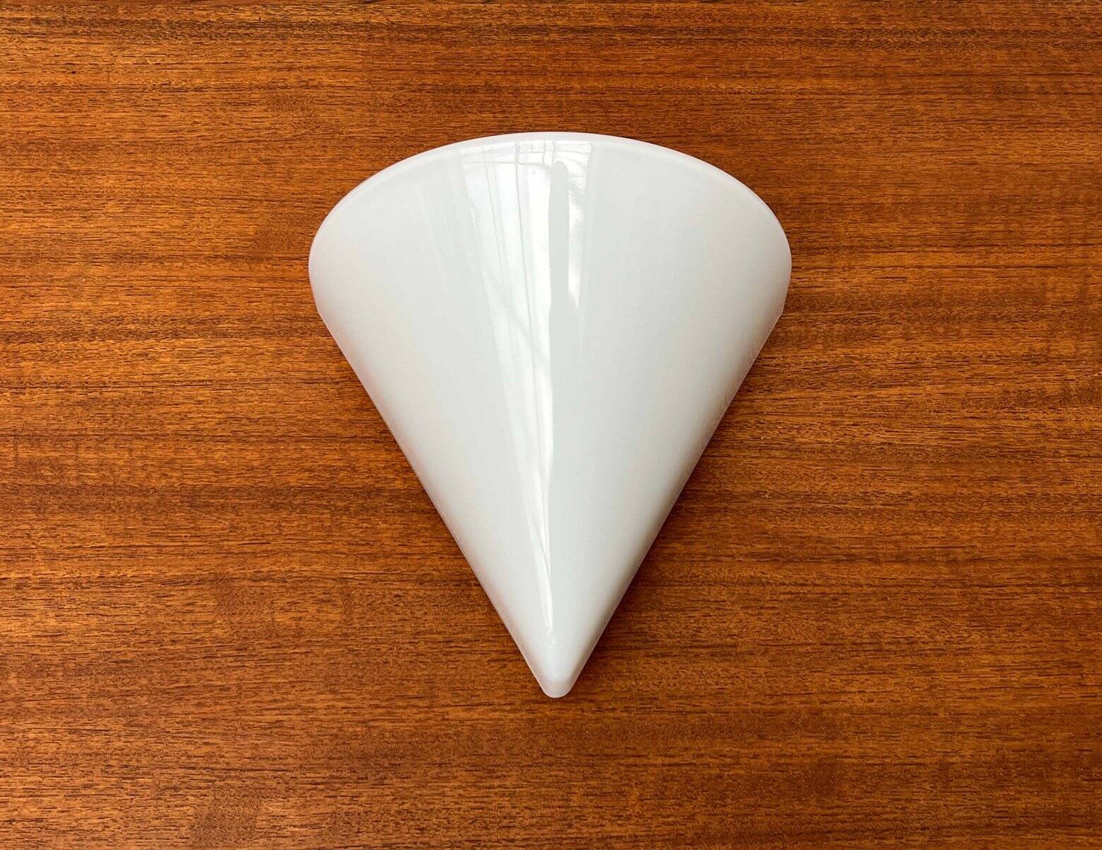 Wall lamp in glass from the Postmodern T+L Royal Typ L 133 series by Keuco, 1980s.