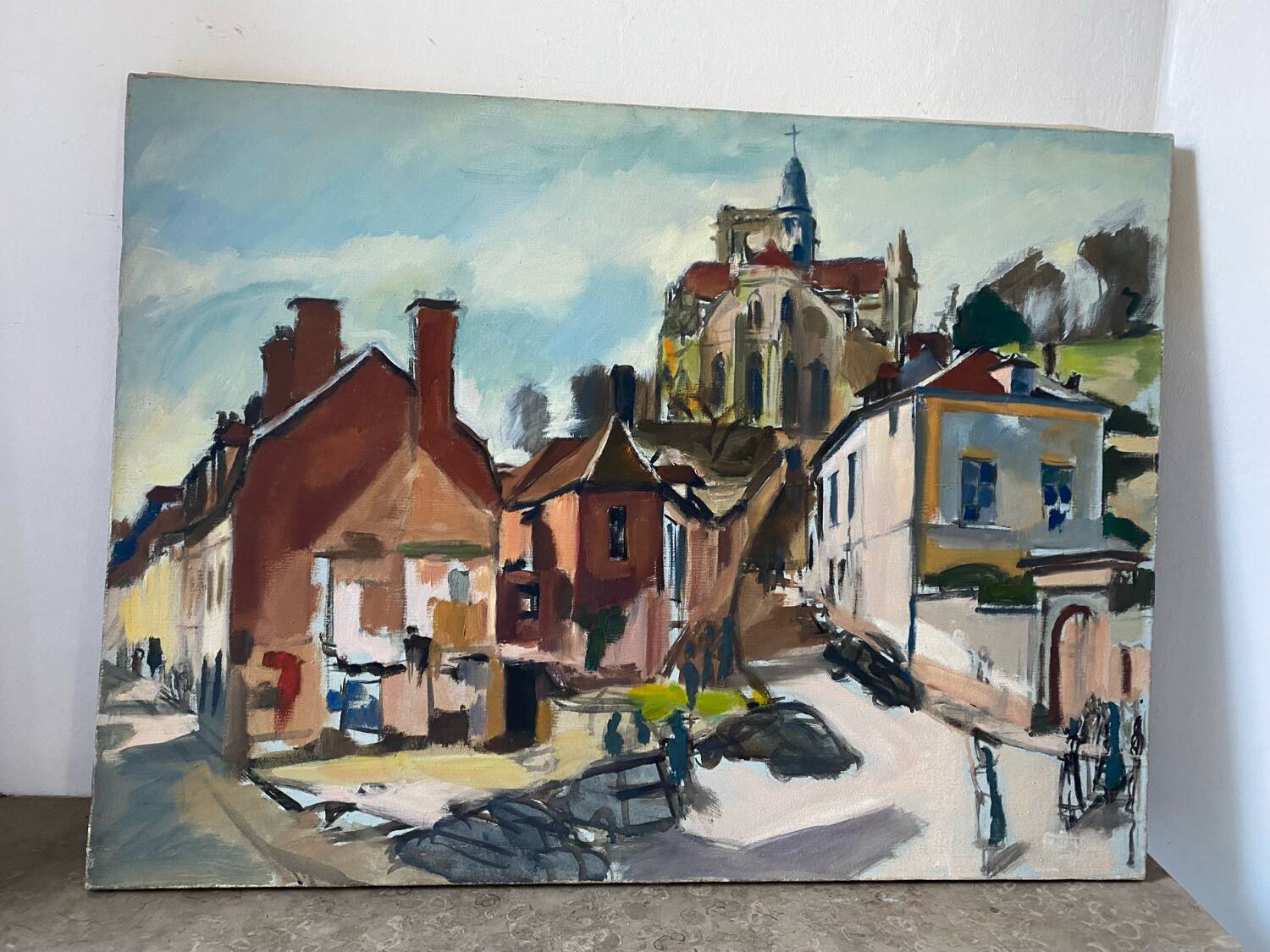 Village view attributed to Georges Pacouil