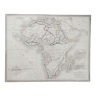 Carte ancienne carte de l'Afrique 1836