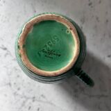 Emerald green pitcher Sarreguemines