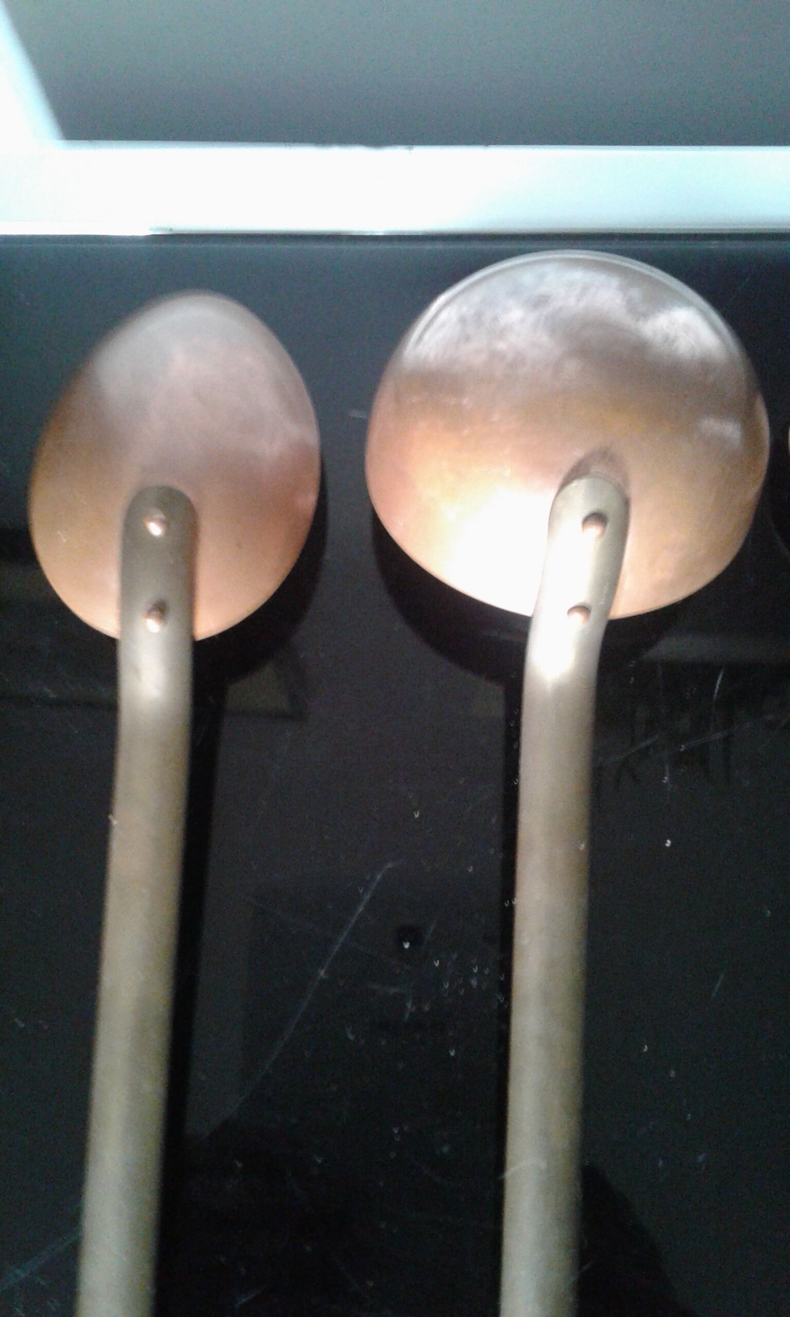 Set of 4 vintage copper cookware