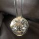 Soliflore en verre bullé