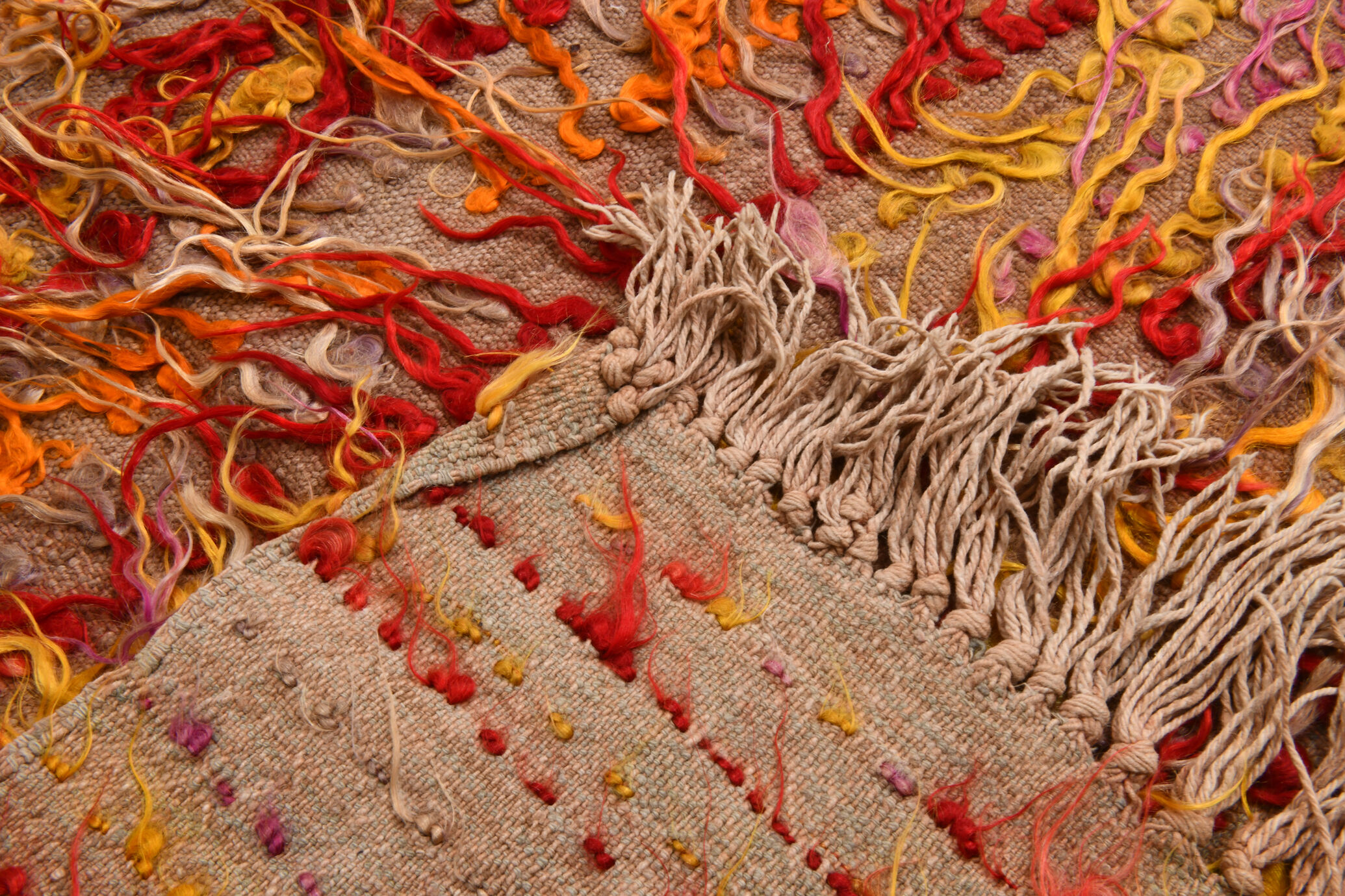 3x6 tulu filikli wool vintage kilim rug,110x175cm