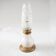 Satin flute and pear lamp