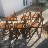 Vintage folding chairs